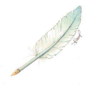 Quill pen to represent managing content writing projects