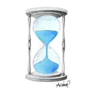 Hourglass to mean wasting the reader's time according to a freelance editor